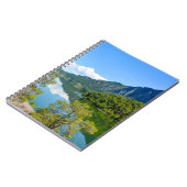 風光明媚な湖山反射の写真 ノートブック (左側)
