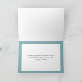 風光明媚な湖畔の風景 カード (内部)