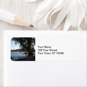 風光明媚な湖 ラベル (インサイチュ)