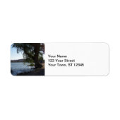 風光明媚な湖 ラベル (正面)