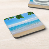 風光明媚な熱帯ビーチサンサンド&サーフ コースター (左側)