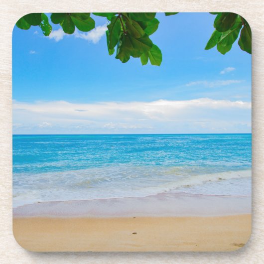 風光明媚な熱帯ビーチサンサンド&サーフ コースター (正面)