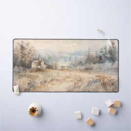 風光明媚な田舎 デスクマット