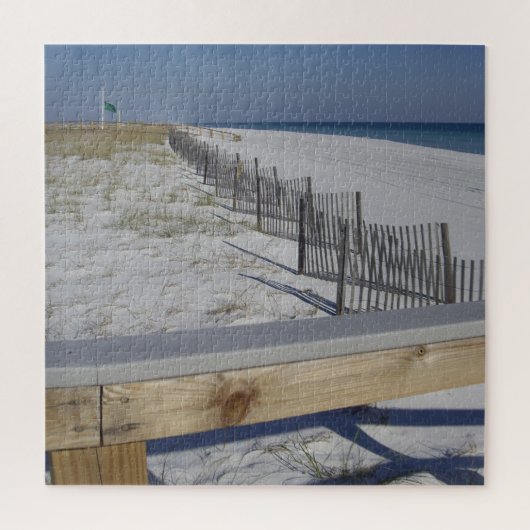 風光明媚な白い砂のビーチメキシコシティフロリダ近く ジグソーパズル (縦)