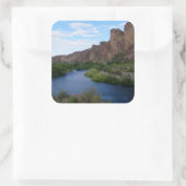 風光明媚な相模良湖 スクエアシール (バッグ)