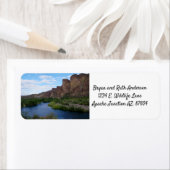 風光明媚な相模良湖 ラベル (インサイチュ)