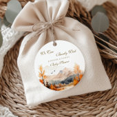 風光明媚な秋の山の森を私たちは心から待つことができる フェイバータグ