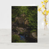 風光明媚な自然グリーティングカード カード (黄色い花)