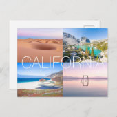 風光明媚な自然景観カリフォルニア ポストカード (正面/裏面)