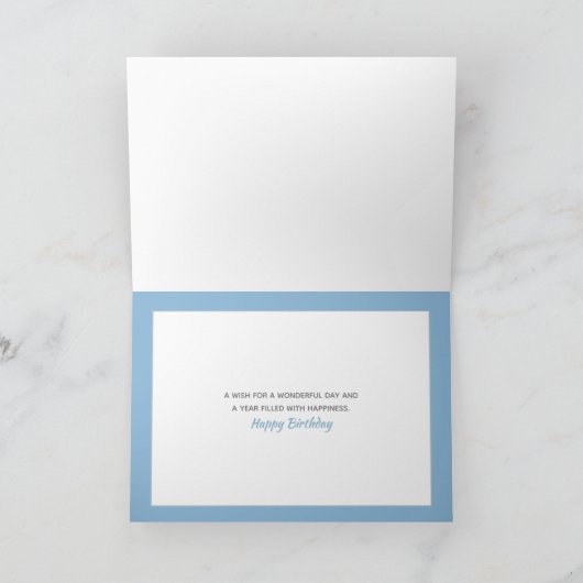 風光明媚な自然景観 カード (内部)