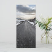風光明媚な道路ノルウェー風景フォトカード (スタンド正面)