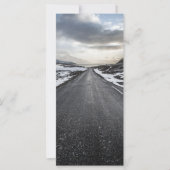 風光明媚な道路ノルウェー風景フォトカード (正面)