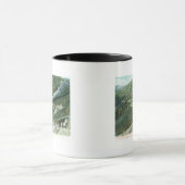 風光明媚な鉄道の景色カリフォルニア州タマルパイス マグカップ (中央)