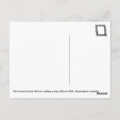 風光明媚な鉄道、倉田 ポストカード (裏面)