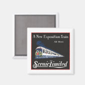 風光明媚な限定列車 – マグネット (正面/裏面)