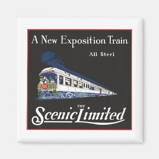 風光明媚な限定列車 – マグネット (正面)