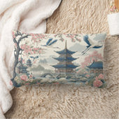 風光明媚な陳腐な ランバークッション (ブランケット)