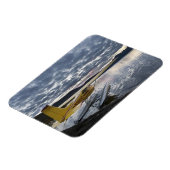 風光明媚な高フラ湖の水上飛行機 マグネット (左側)