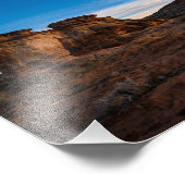 風光明媚な高速道路 フォトプリント            (角)