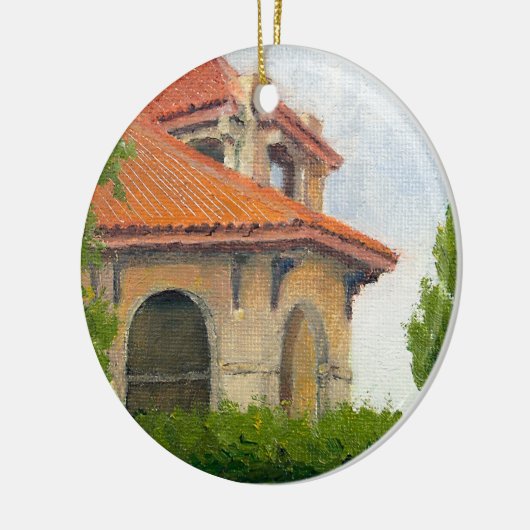 風光明媚な1904世界のフェアパビリオン – セントルイス セラミックオーナメント (左)