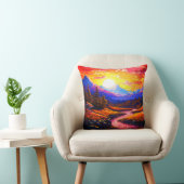 風光明媚な クッション (椅子)