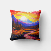 風光明媚な クッション (正面)