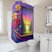 風光明媚な シャワーカーテン (インサイチュ)