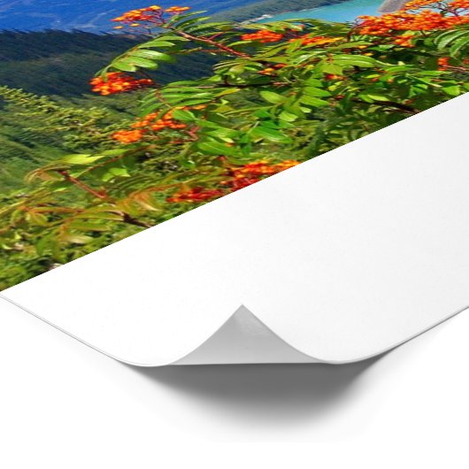 風光明媚な ポスター (角)