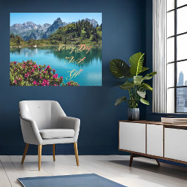 風光明媚な"毎日はギフト"写真プリント フォトプリント           