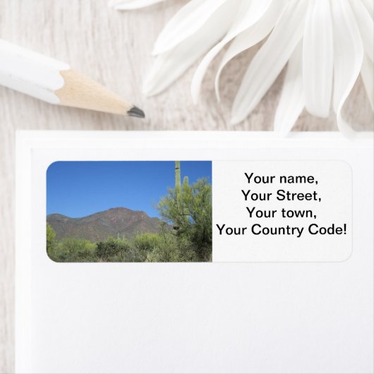 風光明媚なApacheトレイル ラベル (インサイチュ)