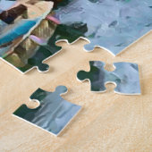 風光明媚アートなポルトフィノイタリアハイタリアンーバー ジグソーパズル (側面)