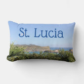 風光明媚カリブのなアイランドサンルシア ランバークッション (正面)