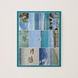 風光明媚カリブのなイスラソナフォトコラージュ ジグソーパズル