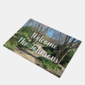 風光明媚パーソナライズされたな歩道 ドアマット (アングル)