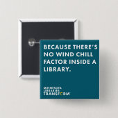 風冷えボタンので 缶バッジ (正面&裏面)