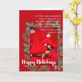 風刺で作ったニセモノを亀の休日まで カード (黄色い花)