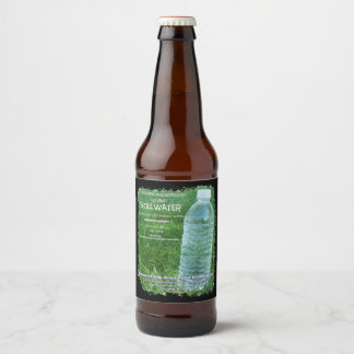 風刺のパロディの水瓶ラベル ビールラベル