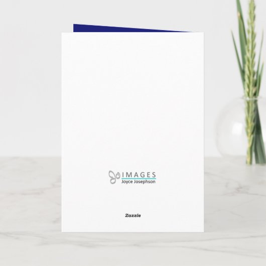 風刺エイリアン誕生日折り畳みカードby Jo Images カード (裏面)