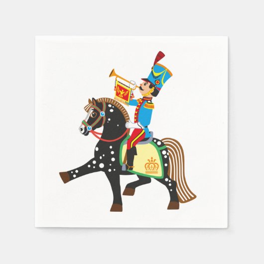 風刺兵士 スタンダードカクテルナプキン (正面)