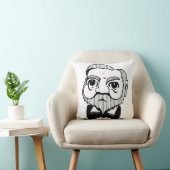 風刺漫画アンドリュー・カーネギー クッション (椅子)