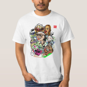 風刺画のTシャツ Tシャツ
