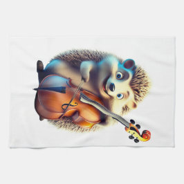 風刺画、漫画、イラストレーションAミュージカル キッチンタオル