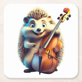 風刺画、漫画、イラストレーションAミュージカル スクエアペーパーコースター