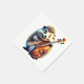 風刺画、漫画、イラストレーションAミュージカル スタンダードカクテルナプキン (角)