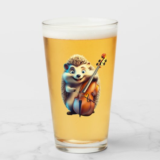 風刺画、漫画、イラストレーションAミュージカル タンブラーグラス (ドリンク正面)