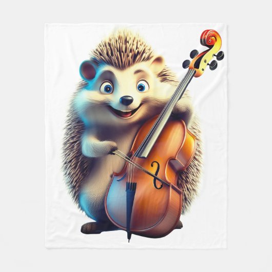 風刺画、漫画、イラストレーションAミュージカル フリースブランケット (正面)