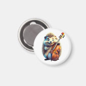 風刺画、漫画、イラストレーションAミュージカル マグネット (正面/裏面)