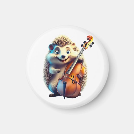 風刺画、漫画、イラストレーションAミュージカル マグネット (正面)