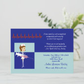 風刺画 看護学校 卒業招待状 #2 招待状 (スタンド正面)