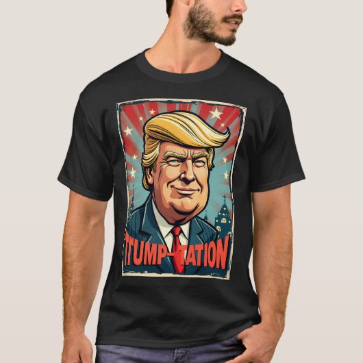 風刺的なテイクIiの切り株 Tシャツ (正面)